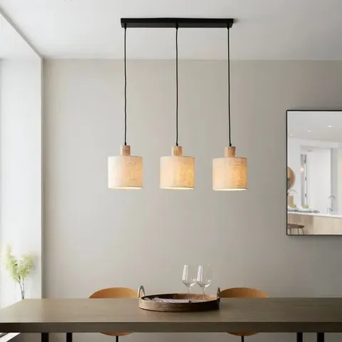 BOXED VOGUE FERRIS 3 LIGHT DINER CEILING LIGHT