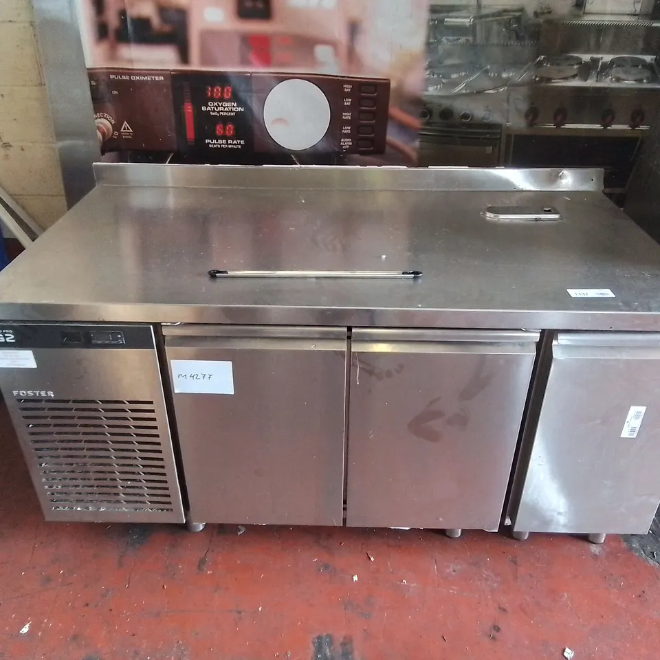 FOSTER DC1/2H REFRIGERATED STAINLESS FOOD PREP COUNTER 