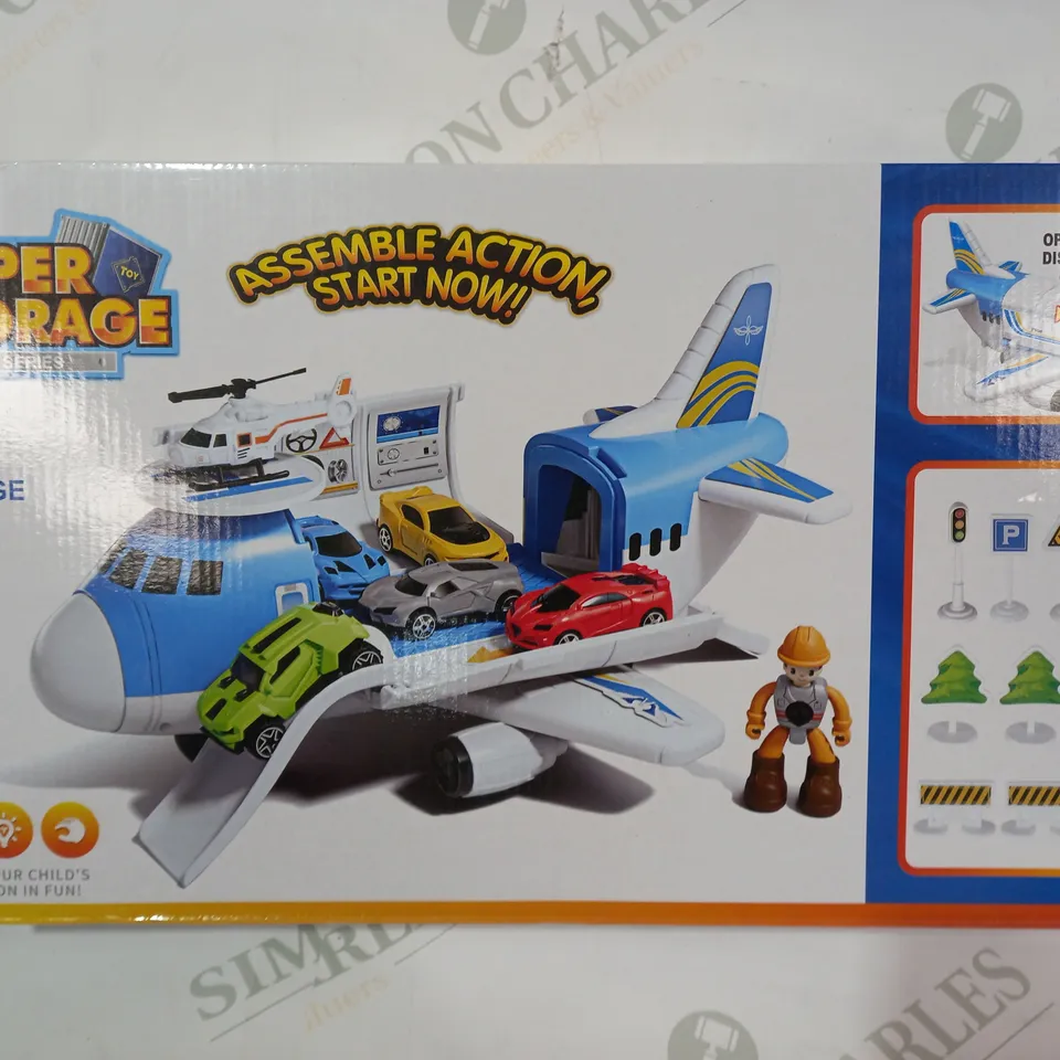 SUPER STORAGE SERIES AIRPLANE TOY SET