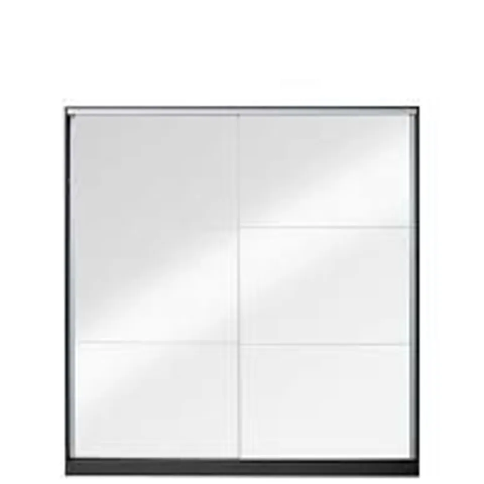 BOXED NEW UNIVERSAL WHITE/MIRROR SLIDING WARDROBE - 4 OF 4 BOXES RRP £469
