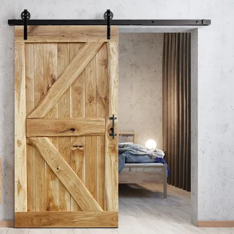 BOXED VIRPI SOLID OAK BARN DOORS