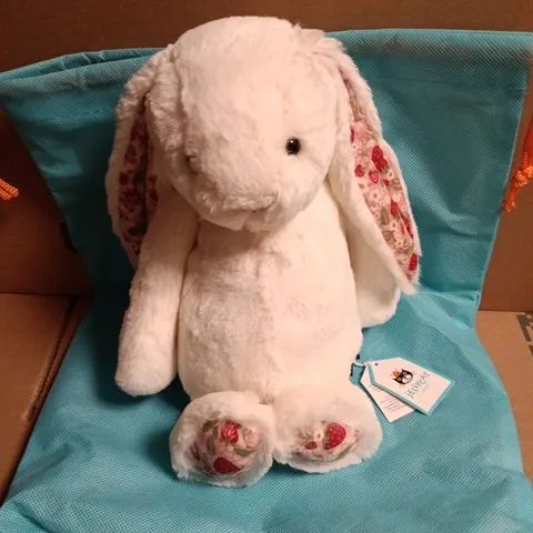 JELLYCAT LONDON CREAM BLOSSOM BUNNY PLUSH 