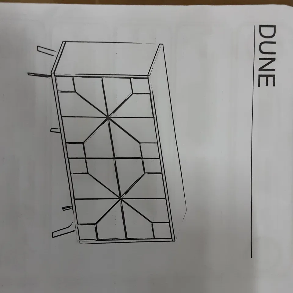 BOXED DECORATE DUNE CABINET