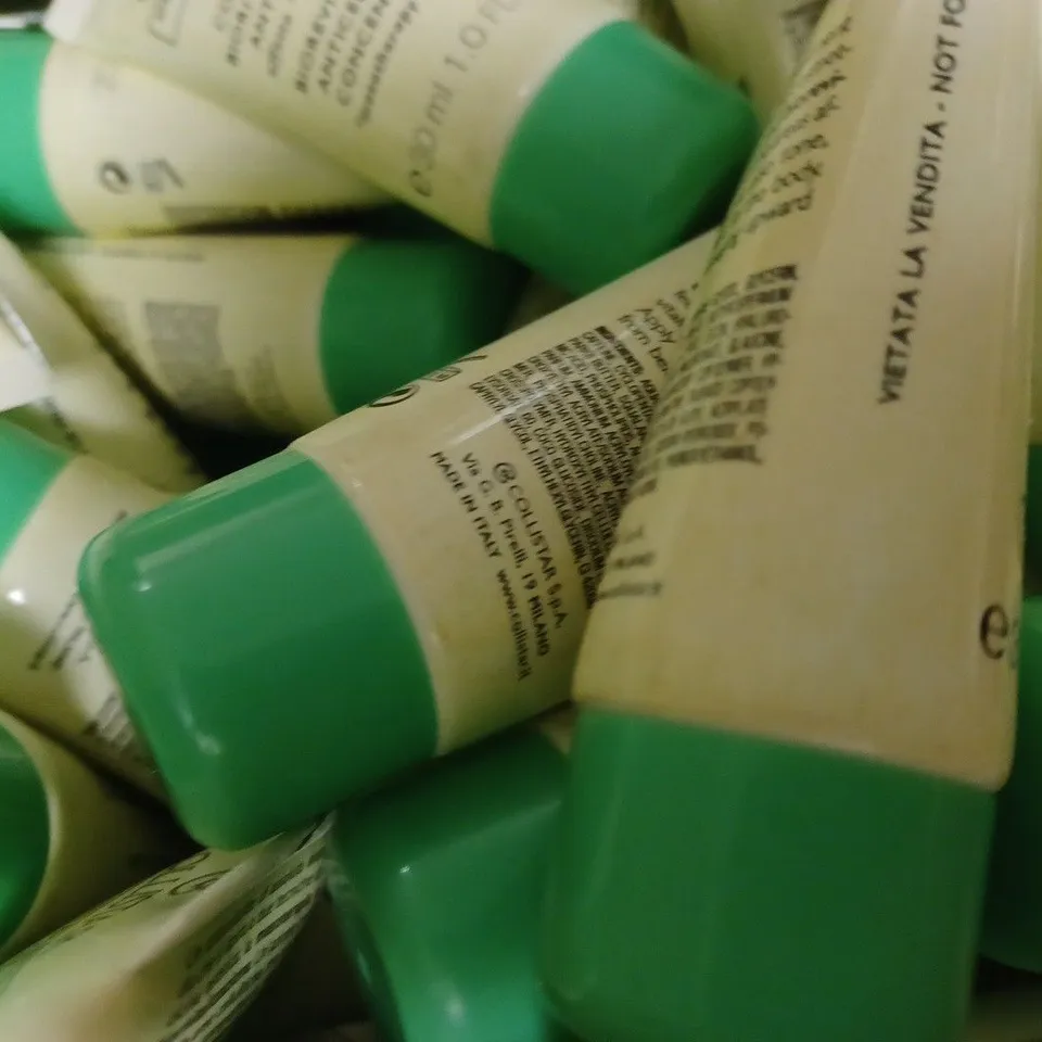 BOX OF APPROX 100 X 30ML COLLISTAR BIOREVITALIAZING ANTICELLULITE CONCENTRATE 