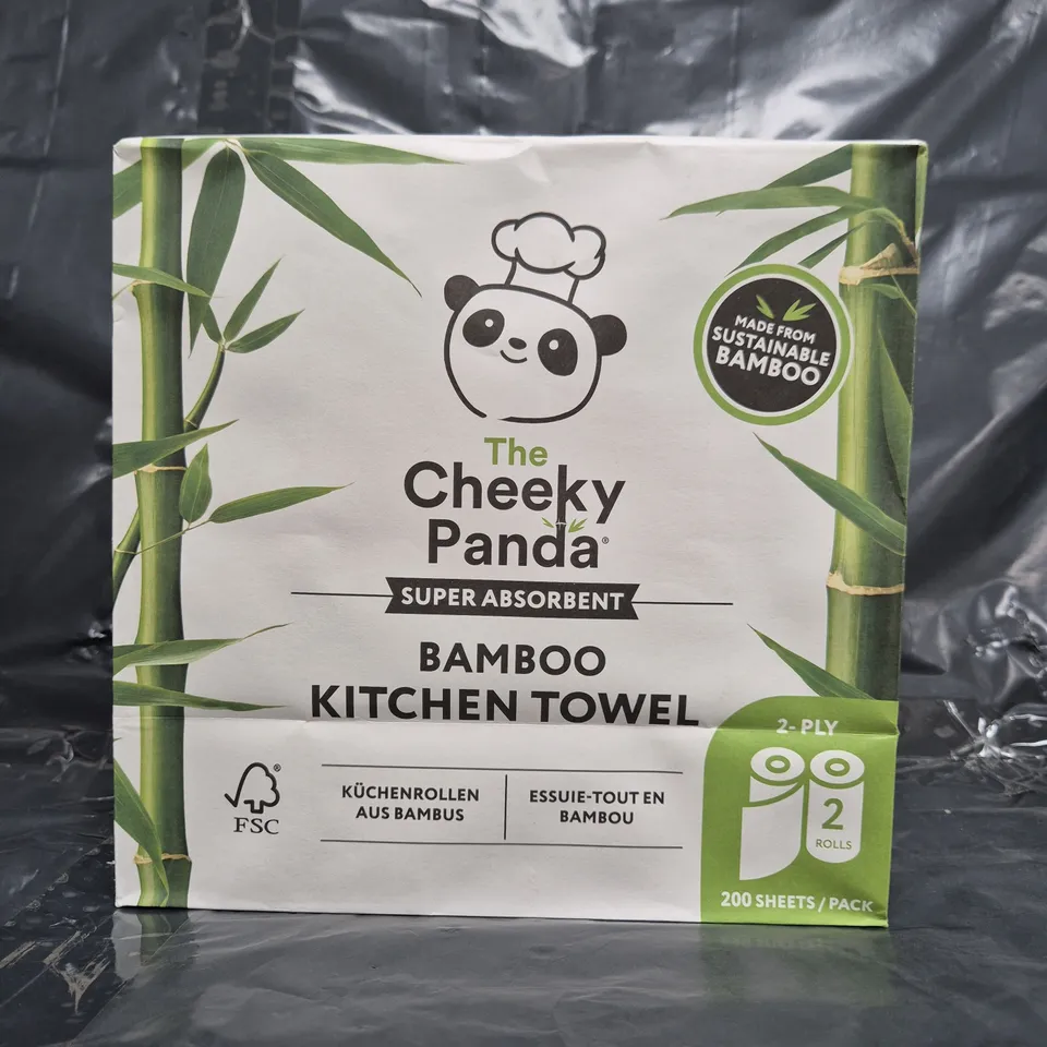 BOX TO INCLUDE 5 PACKS OF THE CHEEKY PANDA SUPER ABSORBENT BAMBOO KITCHEN TOWELS
