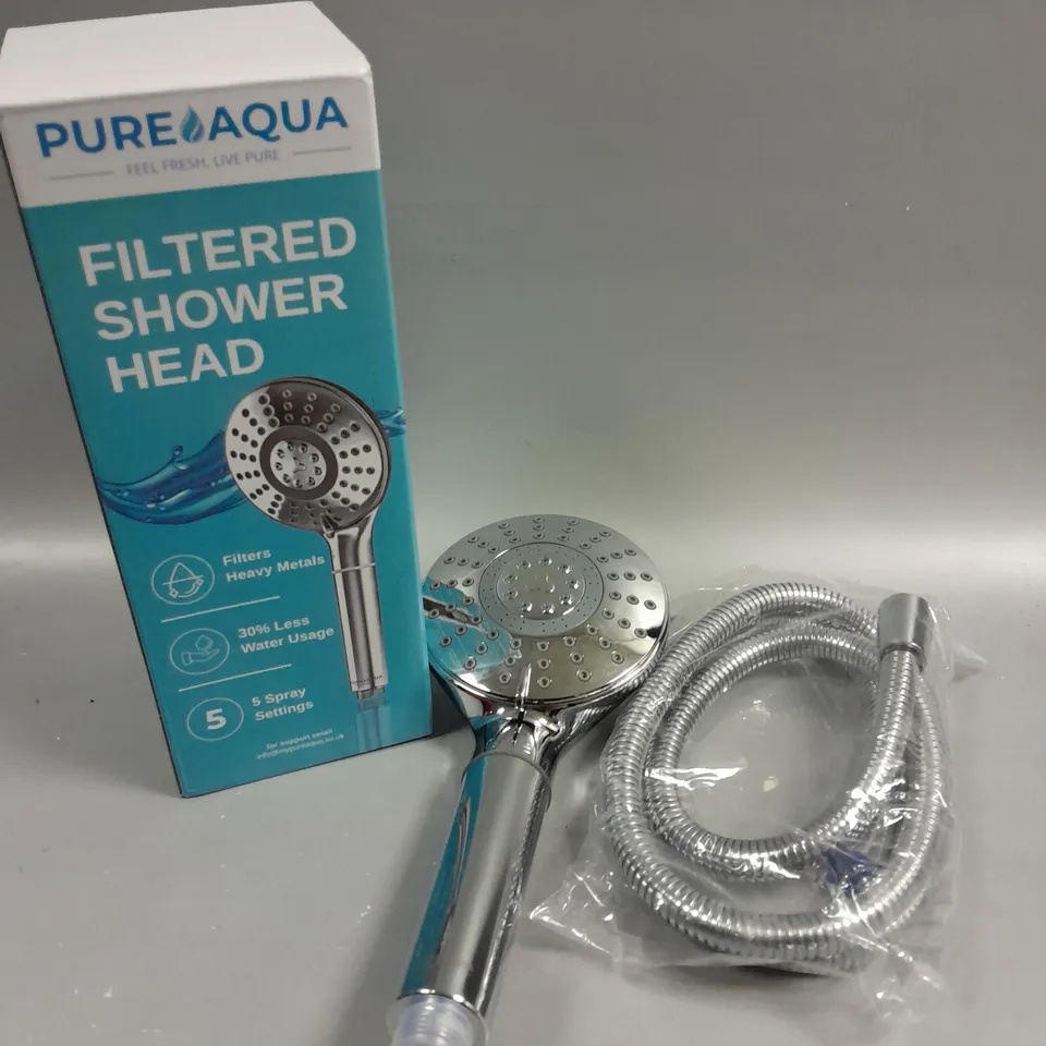 BOXED PURE AQUA FILTERED SHOWER HEAD 