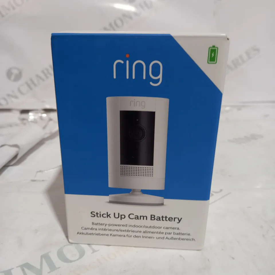 BOXED - RING STICK UP CAM BATTERY