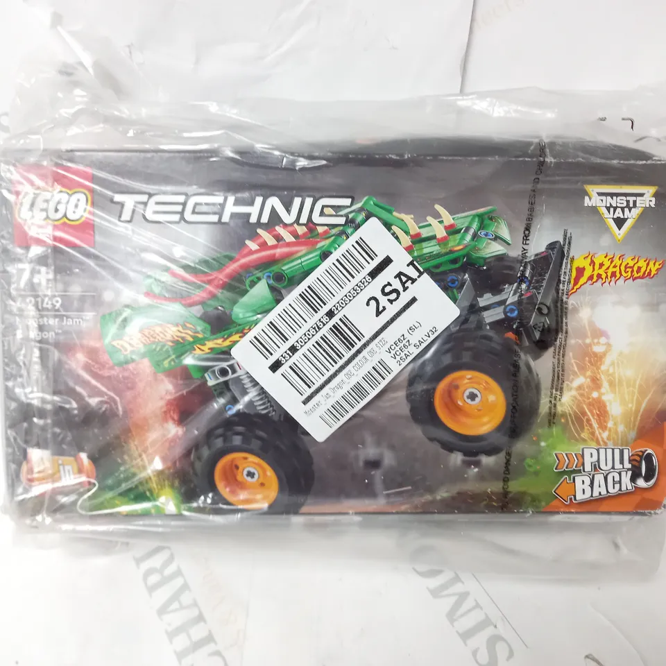BOXED LEGO TECHNIC MONSTER JAM DRAGON  RRP £17.99