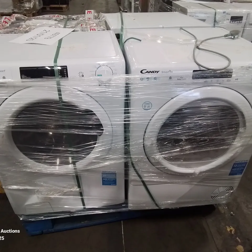 PALLET OF APPROXIMATELY 4 UNPROCESSED RAW RETURN WHITE GOODS TO INCLUDE;