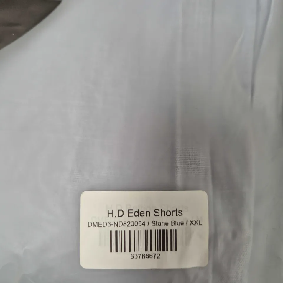 H.D EDEN SHORTS – STONE BLUE, XXL (MEN'S)