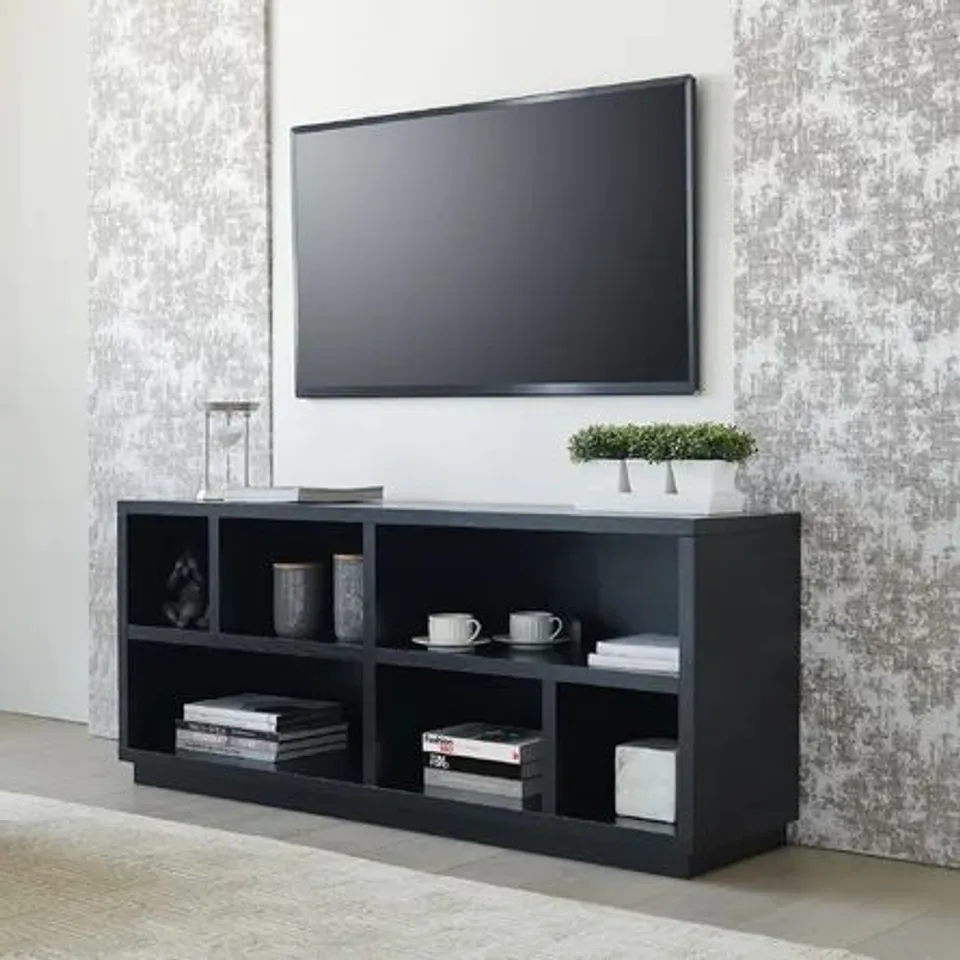 BOXED BRIGNER TV STAND FOR TVS UP TO 65" BLACK GLOSS