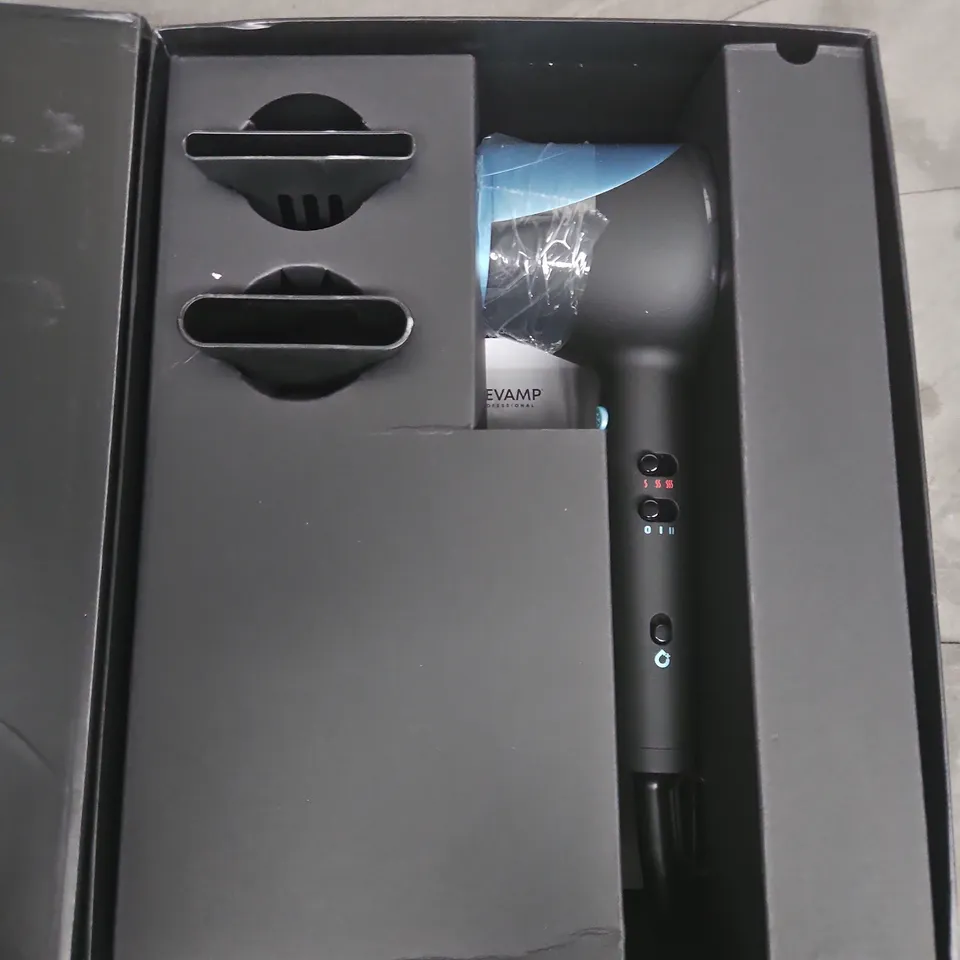 BOXED REVAMP PROGLOSS HYDRO SHIELD X SHINE HAIR DRYER DR-6000X-GB