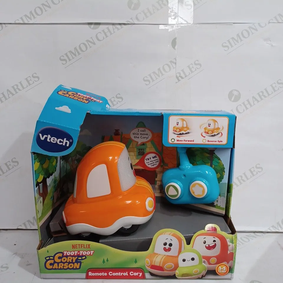 VTECH TOOT TOOT CORY CARSON REMOTE CONTROL CAR AGES 2+ TOY RC IR PLAY RACE GIFT