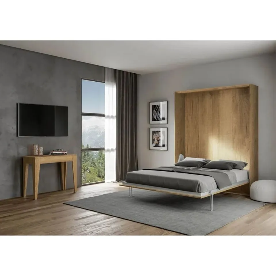 BOXED KENTARO FOLDAWAY DOUBLE BED 160 X 190CM (5 BOXES)