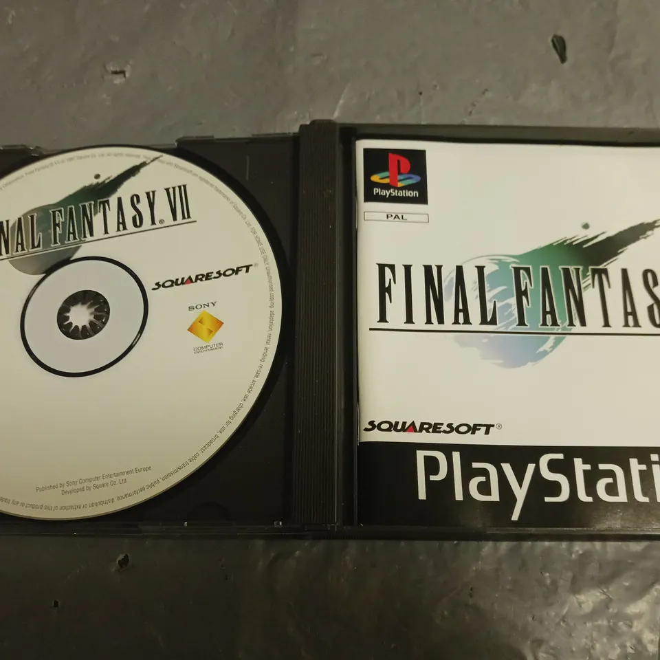 FINAL FANTASY 7 FOR PLAYSTATION