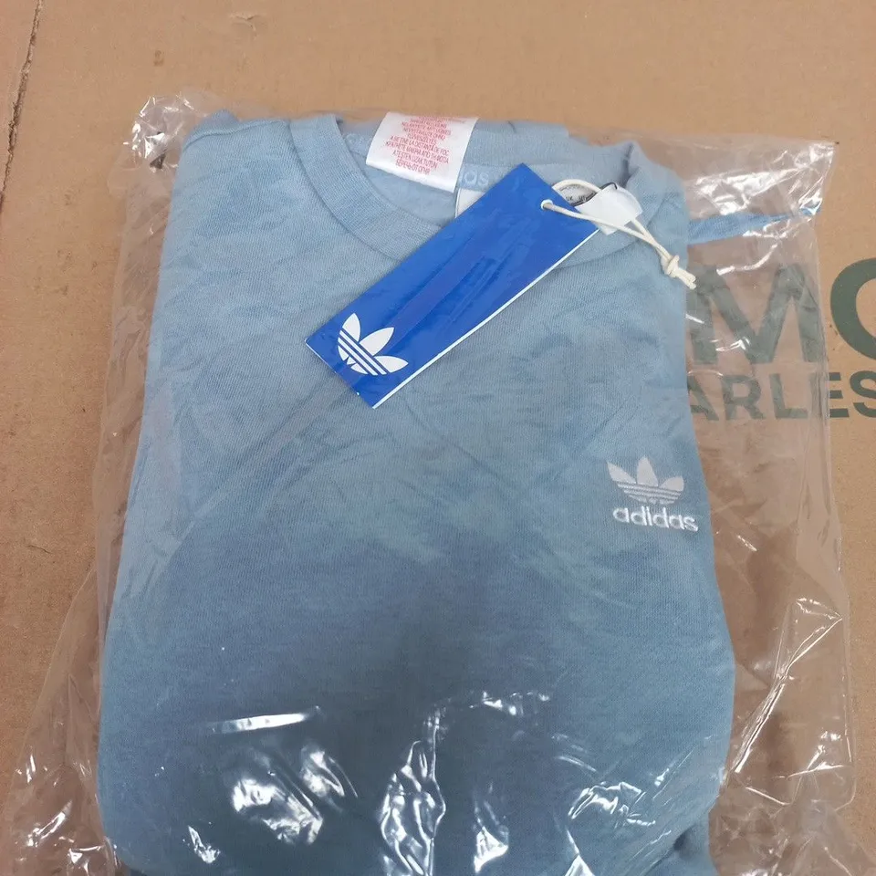 ADIDAS ORIGINALS CREW SET – KIDS’ BLUE SWEATSHIRT, UK 6-7Y