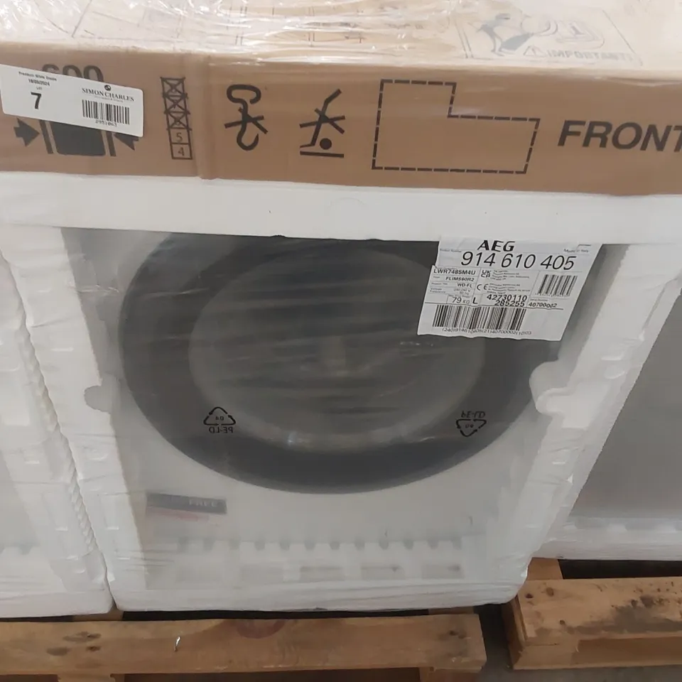 AEG 7000 PROSTEAM® UNIVERSALDOSE CONDENSER 8 KG WASHER DRYER LWR7485M4U