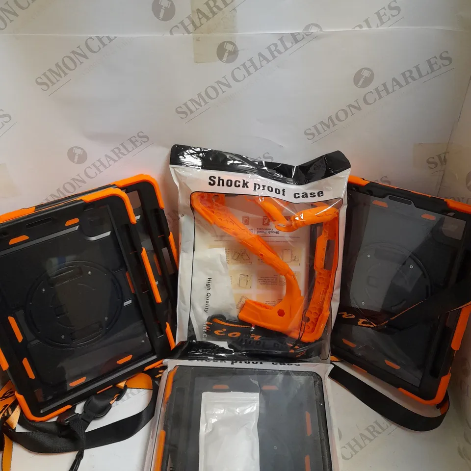 BOX OF APPROXIMATELY 5 DESIGNER IPAD PROTECTIVE STRAP CASES