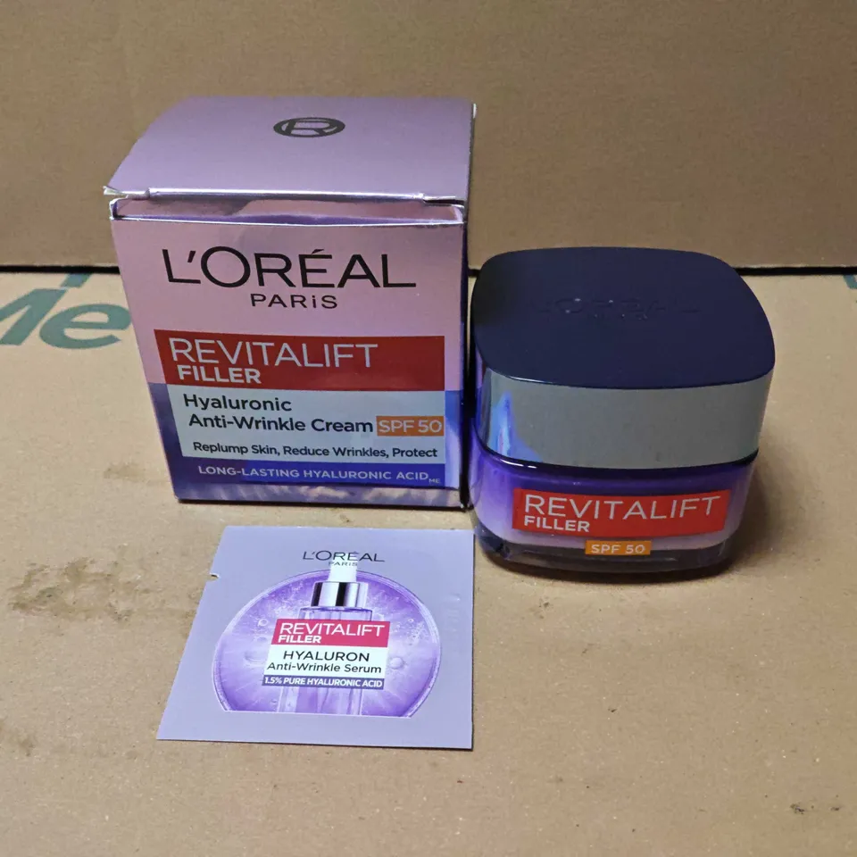 L’ORÉAL PARIS REVITALIFT FILLER HYALURONIC ANTI-WRINKLE CREAM SPF50
