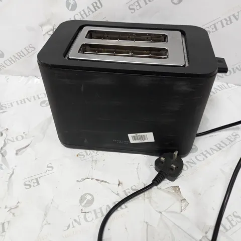 JOHN LEWIS BLACK TOASTER