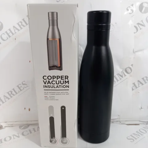 BOXED AVENUE COPPER VACUUM WATER BOTTLE