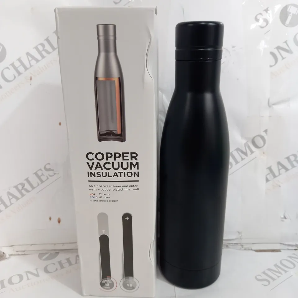 BOXED AVENUE COPPER VACUUM WATER BOTTLE 