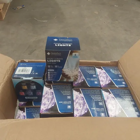 BOX OF APPROXIMATELY 22x DESIRETECH LED FAIRY LIGHTS