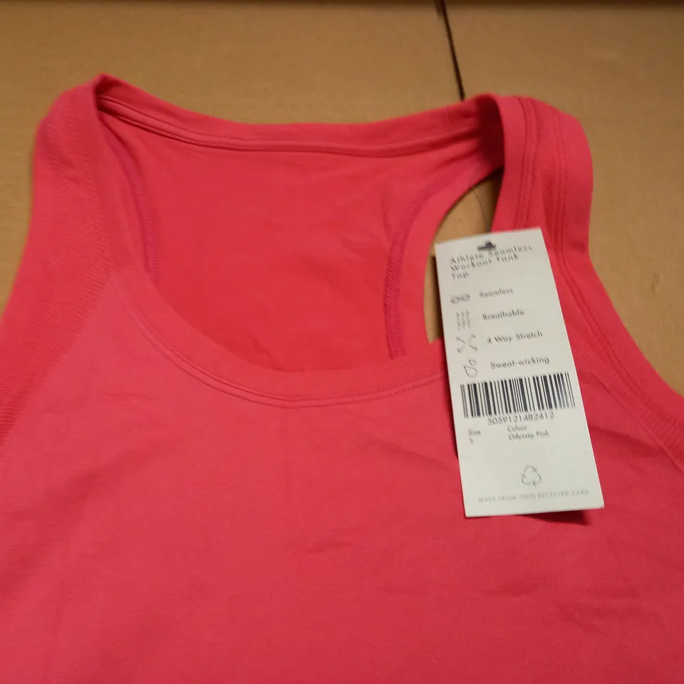 SWEATY BETTY ATHLETE SEAMLESS WORKOUT TOP - S