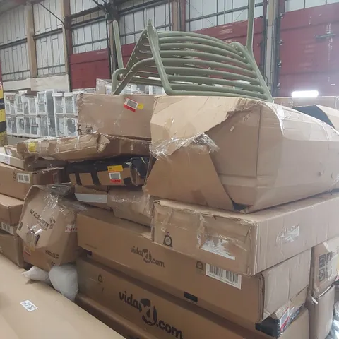 PALLET CONTAINING A VERY LARGE QUANTITY OF ASSORTED FURNITURE PARTS ECT 