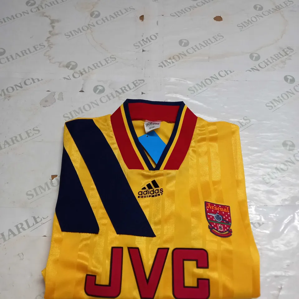 RETRO ARSENAL JERSEY - IAN WRIGHT PRINT - SIZE 34-36"