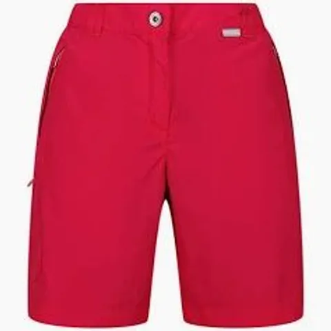 REGATTA WOMENS MOUNTAIN II WALKING SHORTS RETHINK PINK SIZE 16