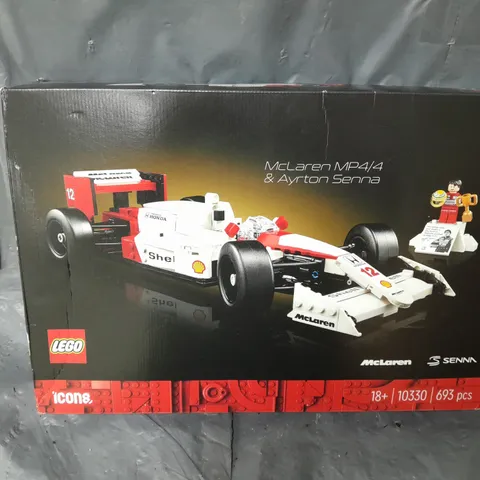 BOXED LEGO MCLAREN MP4 & AYRTON SENNA 10330