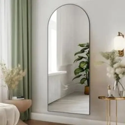 BOXED ALUMINIUM ARCH MIRROR 