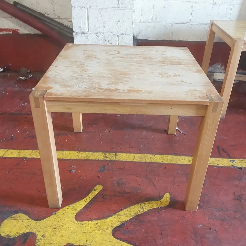 SOLID WOOD RESTAURANT DINING TABLE