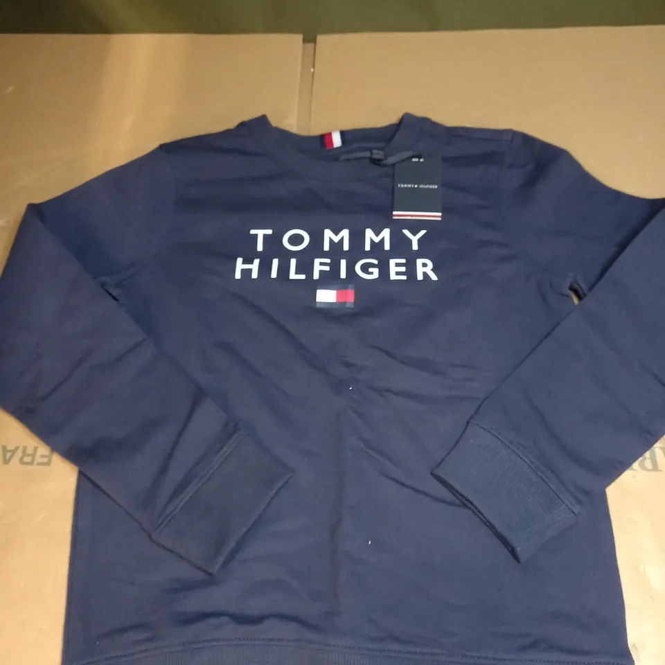 TOMMY HILFIGER LOGO SWEATSHIRT SIZE 10 
