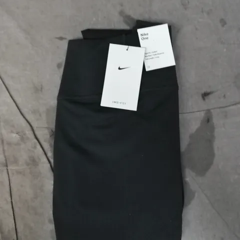 NIKE ONE TIGHT FIT LEGGINGS IN BLACK SIZE XS