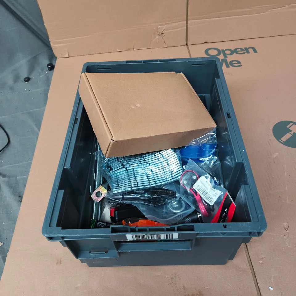 TOTE OF APPROXIMATELY 12 ASSORTED ITEMS TO INCLUDE: BMW WHEEL BEARING FEBI PART NUMBER 26309