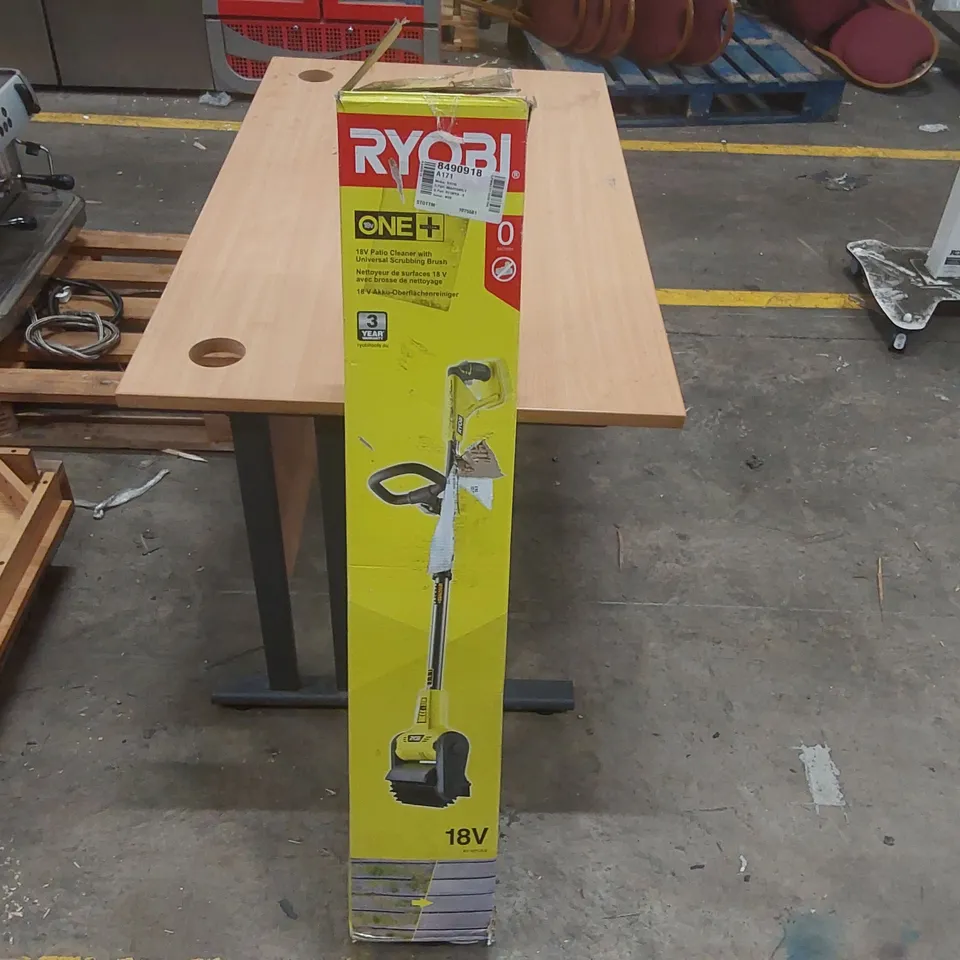 BOXED RYOBI ONE+ 18V PATIO CLEANER