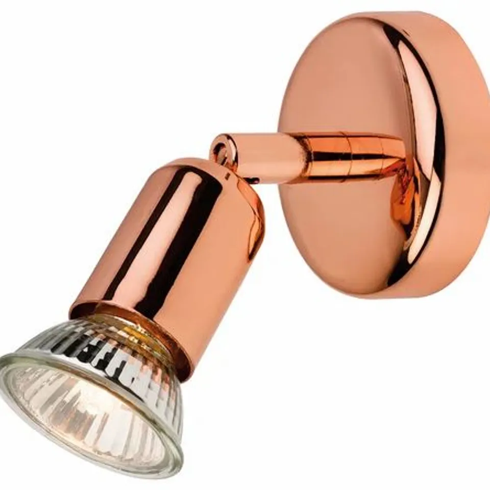 SPOT 1 LIGHT 10CM CEILING SPOTLIGHT FINISH COPPER 