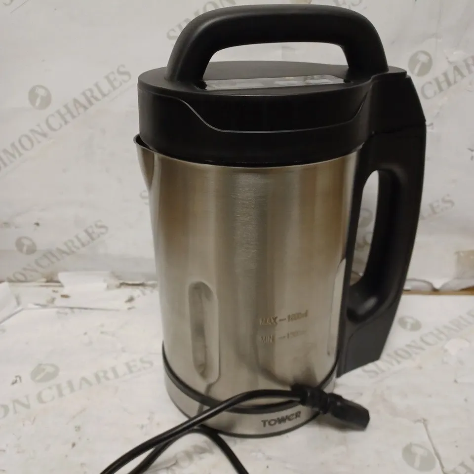 TOWER T12069 SOUP MAKER, 1000 W, 1.6 LITERS, 1.6 STAINLESS STEEL