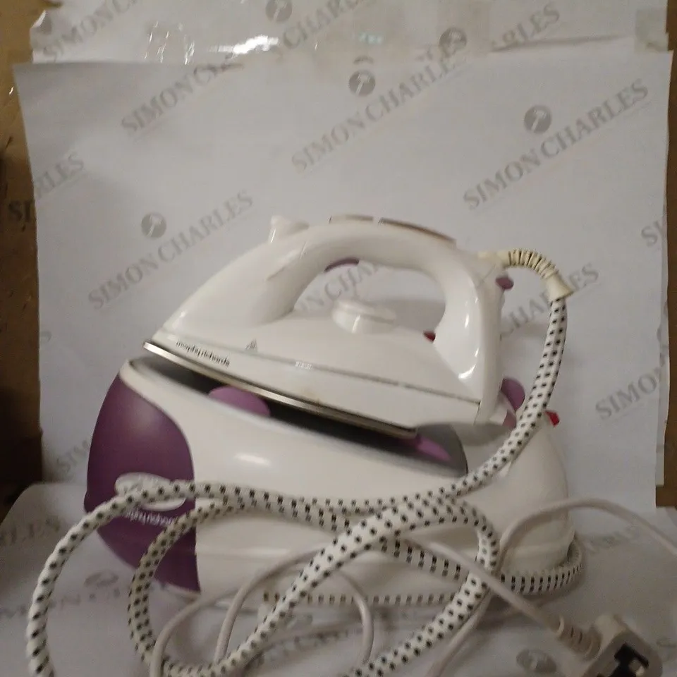 MORPHY RICHARDS JET STEAM GENERATOR IRON PINK/WHITE