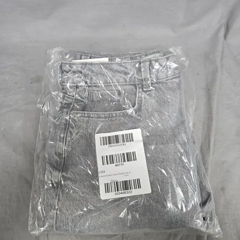 NEW LOOK HANNAH ANKLE GRAZER STRAIGHT LEG JEANS GREY SIZE 10