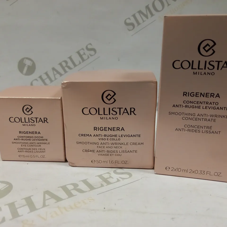 COLLISTAR MILANO RIGENERA SKINCARE BUNDLE 3 ITEMS 