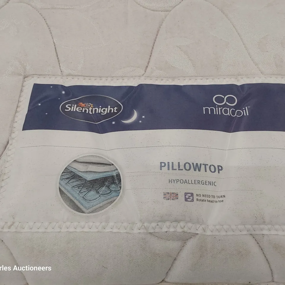THREE ASSORTED SILENTNIGHT KINGSIZE MATTRESSES, INCLUDING PILLOWTOP, GELTEX & 1000 POCKET