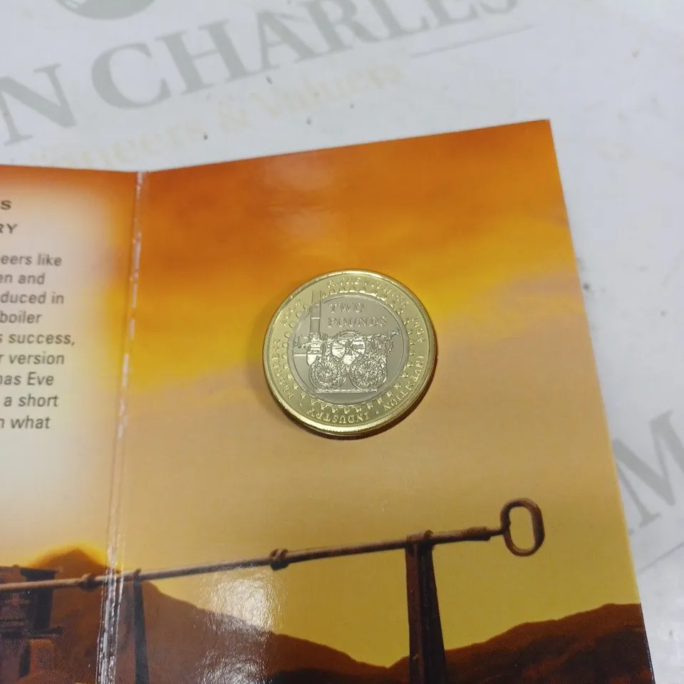 LOT TO CONTAIN 5 X ASSORTED COMMEMORATIVE COLLECTORS COINS. DESIGNS VARY 