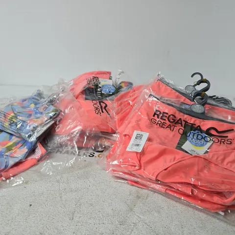 BOX OF APPROXIMATELY 60 BRAND NEW REGATTA CLOTHING ITEMS IN VARIOUS STYLES , COLOURS AND SIZES