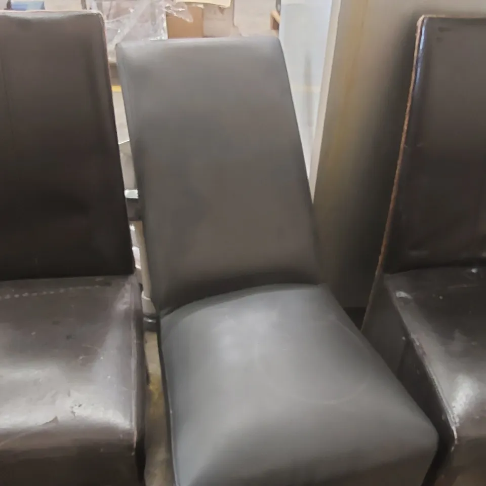 SET OF 6x ASSORTED RESTAURANT CHAIRS