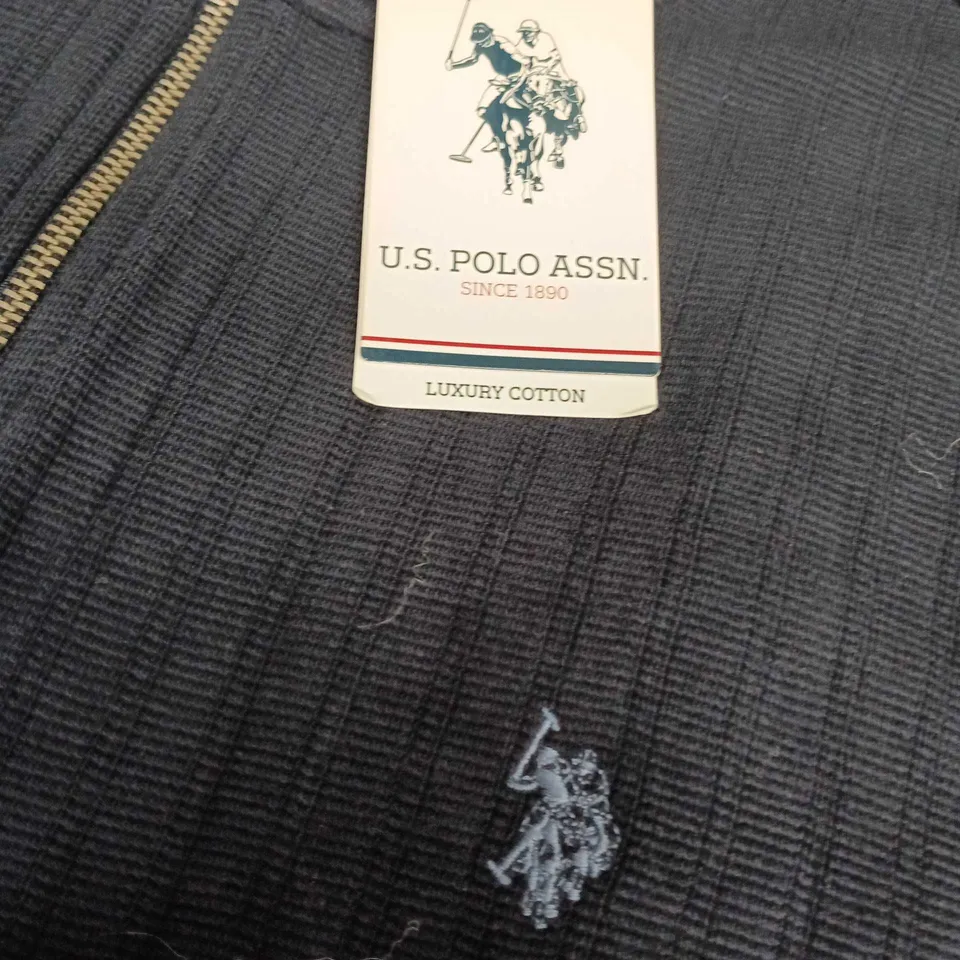 U.S. Polo Assn. Navy Knit Pullover – Luxury Cotton – XL