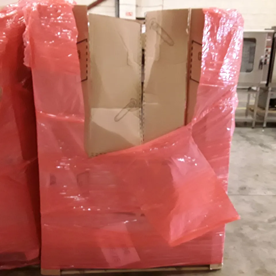 PALLET TO CONTAIN AN ASSORTMENT OF HOUSEHOLD ITEMS TO INCLUDE DRIVING RIG FOR PLAYSTATION, MULTIFUNCTIONAL EV CHARGER, PORTABLE MONITOR AND A4  PAPER SHREDDER ECT