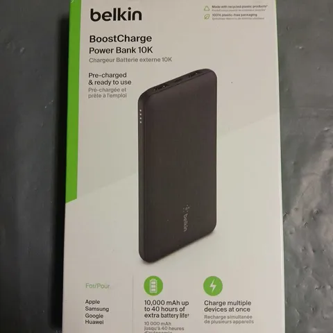 BOXED BELKIN BOOSTCHARGE POWER BANK 10K